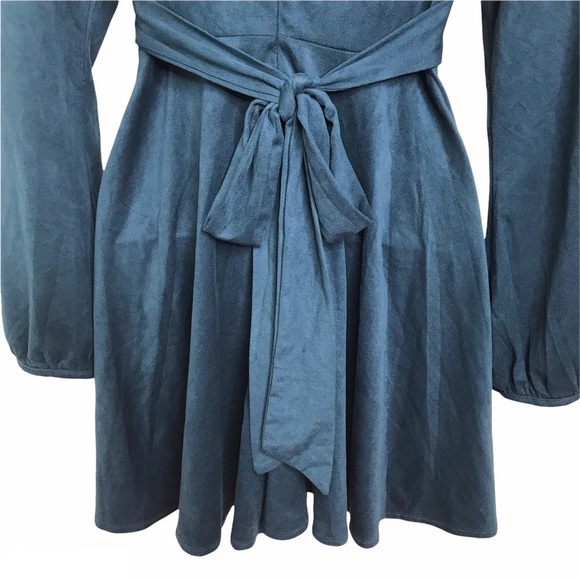 ALTAR'D STATE PAINTED SKY Faux Suede ROMPER - Picture 6 of 15